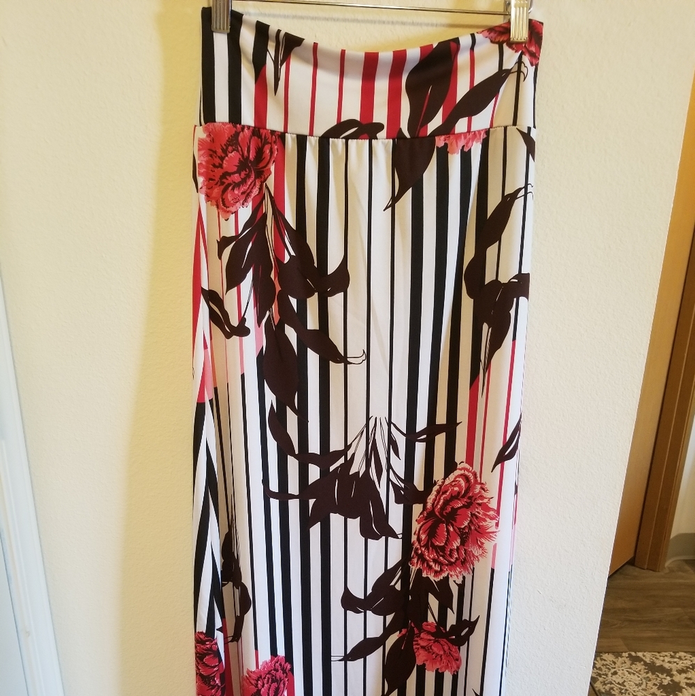 Floral Maxi Skirt